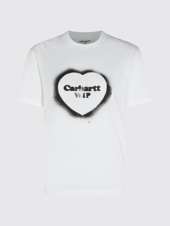 26FW 칼하트 WIP 반팔 티셔츠 I036907 02XX White - CARHARTT WIP