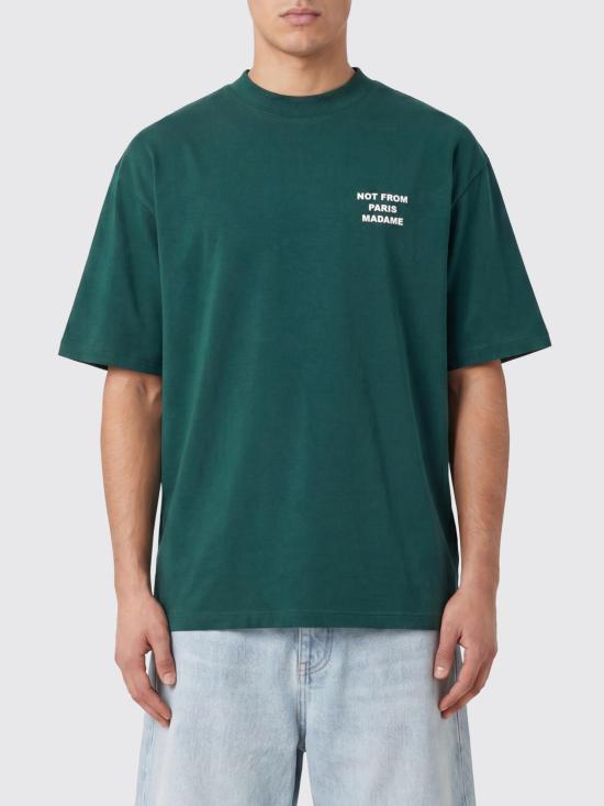 26FW 드롤드무슈 반팔 티셔츠 TS203CO002 DARK Green