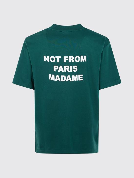26FW 드롤드무슈 반팔 티셔츠 TS203CO002 DARK Green - DROLE DE MONSIEUR