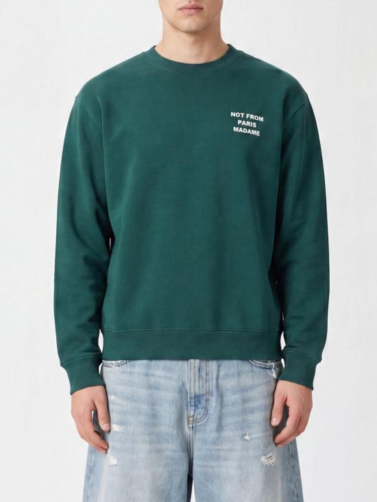 26FW 드롤드무슈 긴팔 티셔츠 SW149CO127 DARK Green