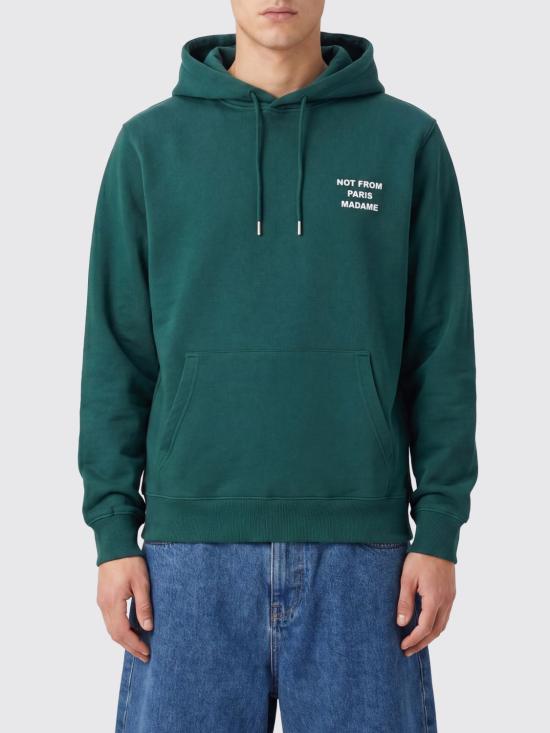 26FW 드롤드무슈 후드 티셔츠 HO162CO127 DARK Green