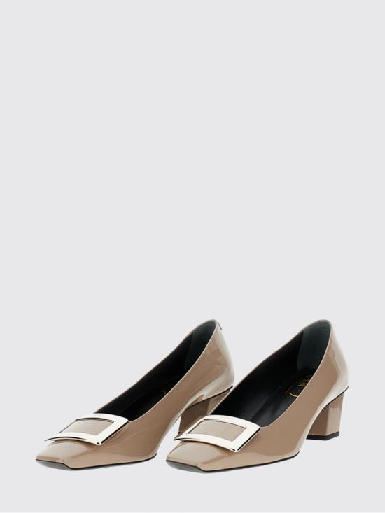 26FW 로저비비에 벨 비비어 펌프스 힐 RVW00600920D1P C415 Grey - ROGER VIVIER