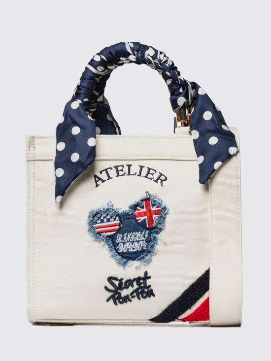 26SS 시크릿 폰 폰 토트백 SAINT TROPEZ BAG S ECR Ecru