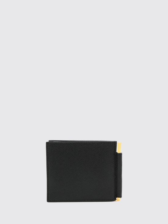 26FW 톰포드 스몰 그레인 레더 머니 클립 월렛 YM231LCL081G NAA Black - TOMFORD