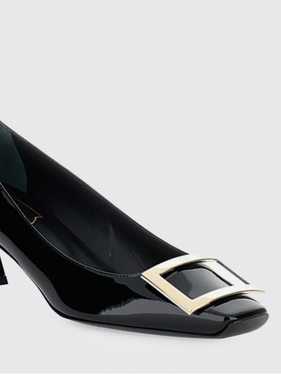 26FW 로저비비에 트럼펫 메탈 버클 펌프스 RVW44815280D1P B999 Black - ROGER VIVIER