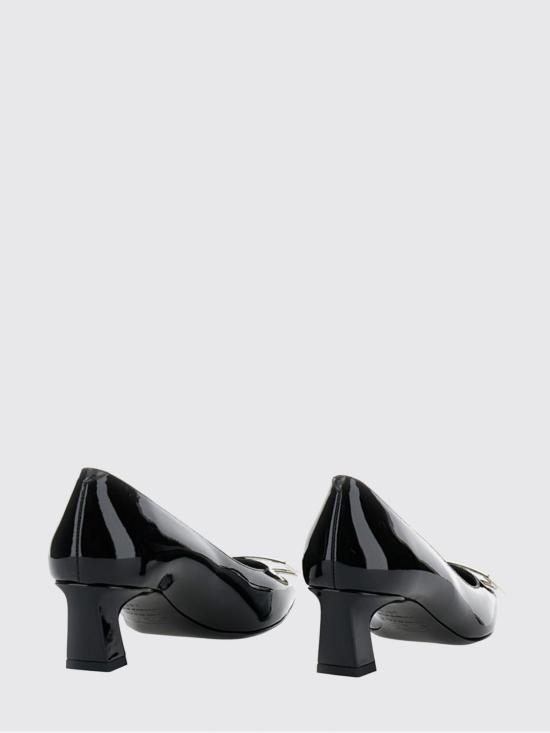 26FW 로저비비에 트럼펫 메탈 버클 펌프스 RVW44815280D1P B999 Black - ROGER VIVIER