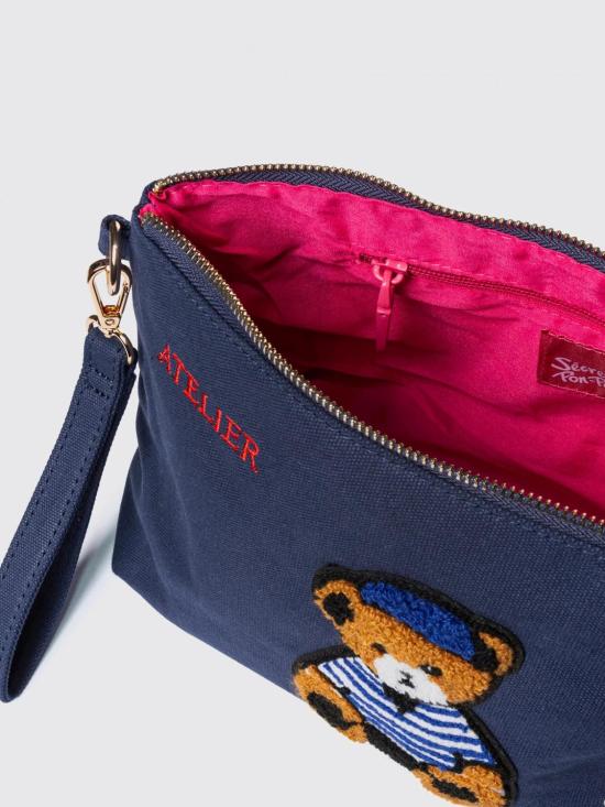26SS 시크릿 폰 폰 클러치/파우치 SAINT TROPEZ POUCH Blue Navy - SECRET PON PON