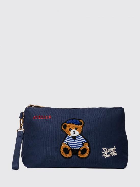 26SS 시크릿 폰 폰 클러치/파우치 SAINT TROPEZ POUCH Blue Navy