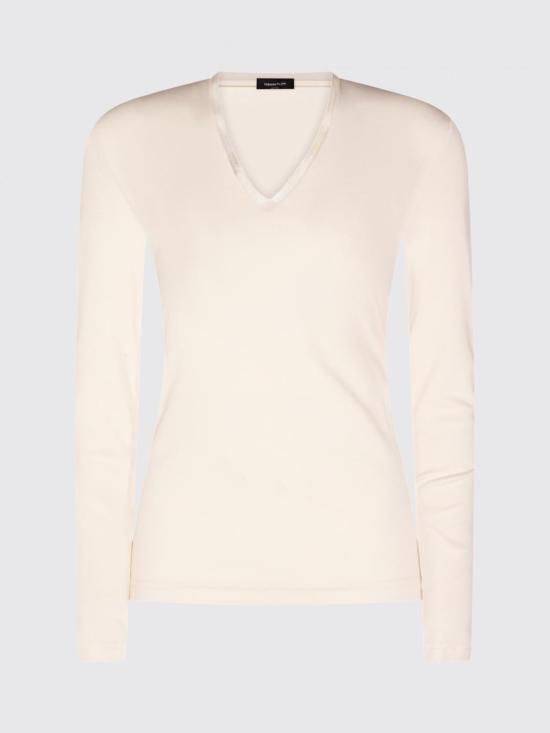 26FW 파비아나 필리피 긴팔 티셔츠 JED216F604L907 0145 Butter - FABIANA FILIPPI