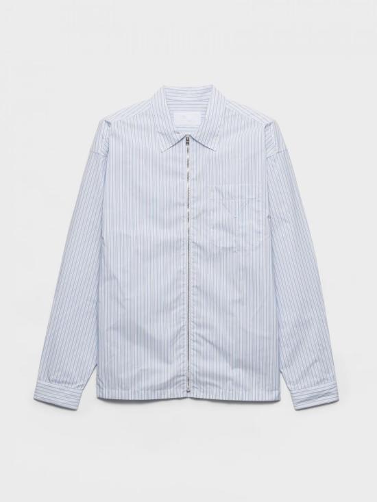 26FW 프라다 긴팔 셔츠 SC855189H F0W81 White