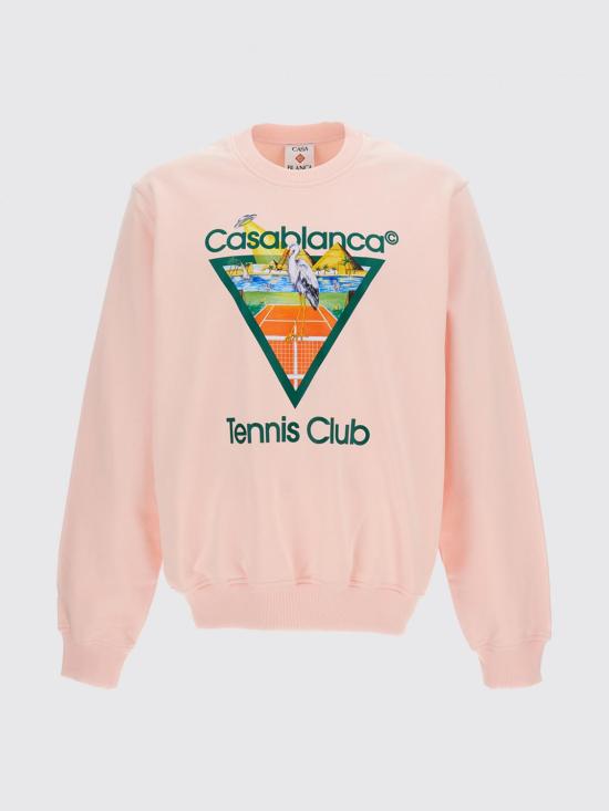 26FW 카사블랑카 긴팔 티셔츠 PF26JTP293 02 Pink - CASABLANCA