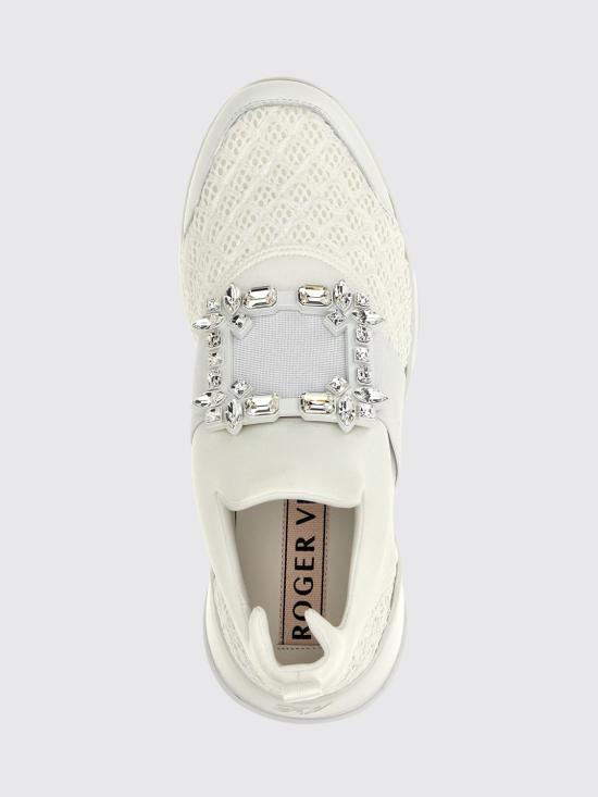 26FW 로저비비에 비브 런 스니커즈 RVW50624180KOT B001 White - ROGER VIVIER