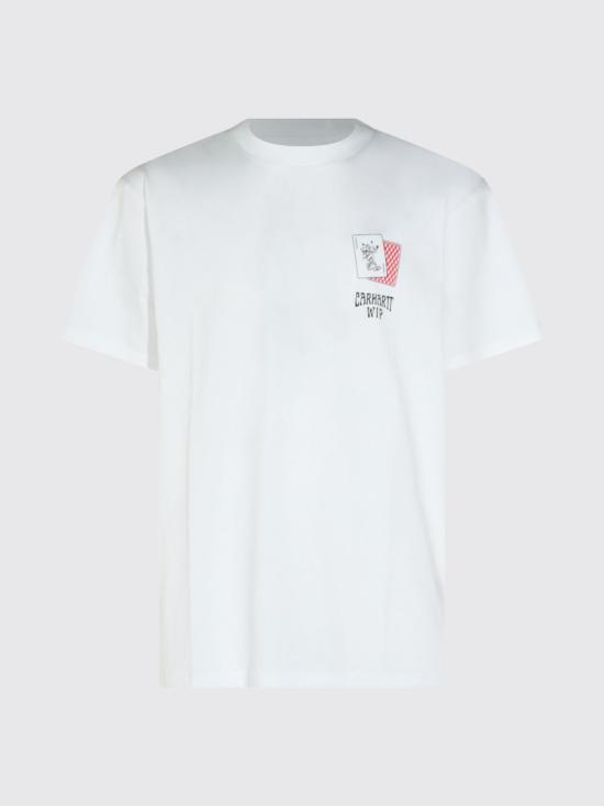 26FW 칼하트 WIP 반팔 티셔츠 I036895 02XX White - CARHARTT WIP