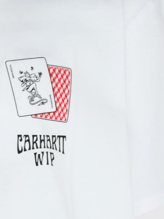 26FW 칼하트 WIP 반팔 티셔츠 I036895 02XX White - CARHARTT WIP