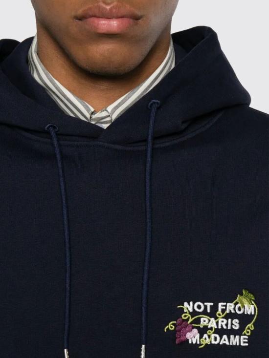 26FW 드롤드무슈 후드 티셔츠 LHO208CO127 NAVY Blue - DROLE DE MONSIEUR