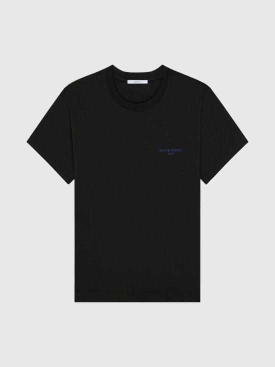 26FW 지방시 반팔 티셔츠 BW70FJ31D8 001 Black