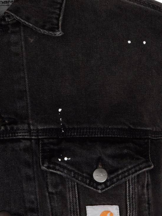 26FW 칼하트 WIP 데님 자켓 I033352 89EJ Black - CARHARTT WIP