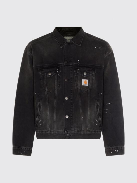 26FW 칼하트 WIP 데님 자켓 I033352 89EJ Black - CARHARTT WIP