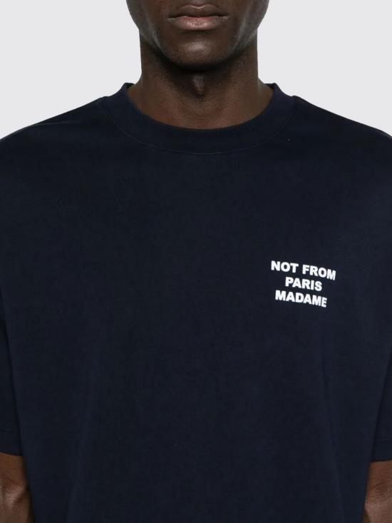26FW 드롤드무슈 반팔 티셔츠 TS203CO002 NAVY Blue - DROLE DE MONSIEUR