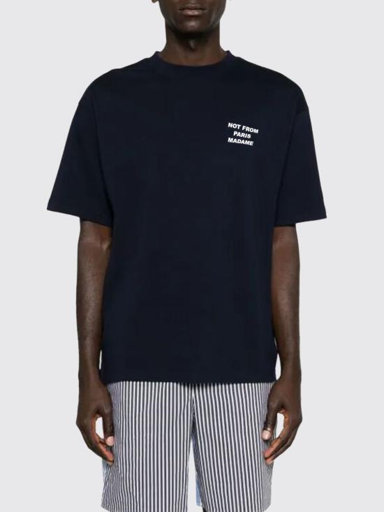 26FW 드롤드무슈 반팔 티셔츠 TS203CO002 NAVY Blue