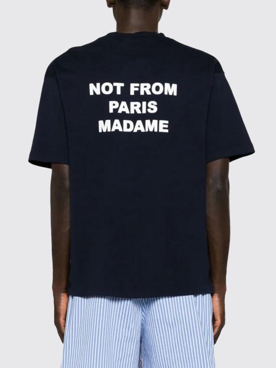 26FW 드롤드무슈 반팔 티셔츠 TS203CO002 NAVY Blue - DROLE DE MONSIEUR