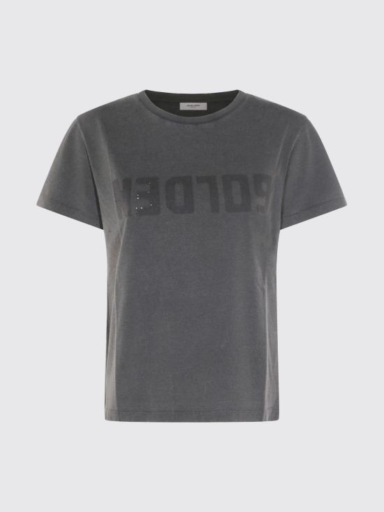 26FW 골든구스 반팔 티셔츠 GWP01221P00067160318 Charcoal - GOLDEN GOOSE