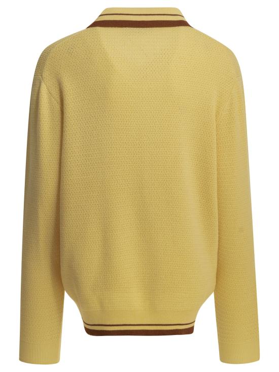 26FW 미우미우 스웨터 MML08J6067F0061 S OOO Yellow - MIU MIU