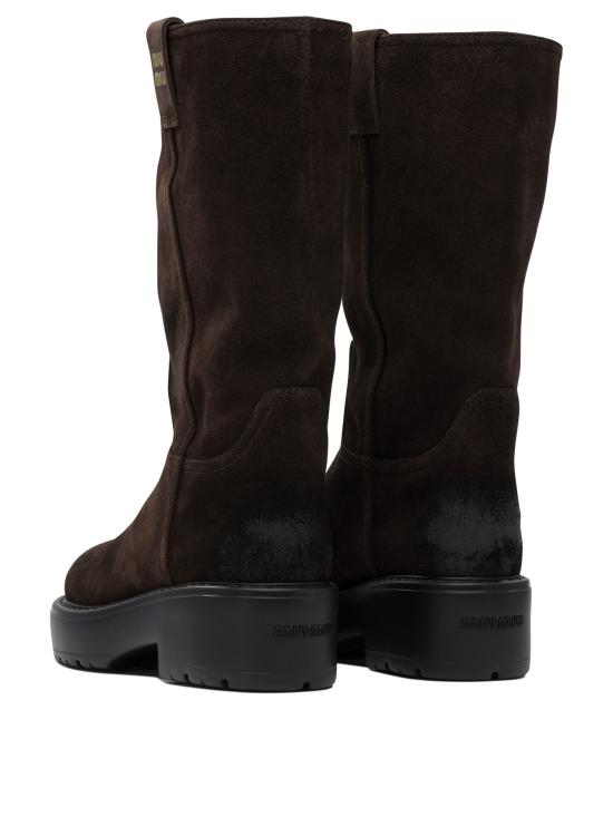 26FW 미우미우 부츠 5U270E0B2F0003 F 055 Brown - MIU MIU
