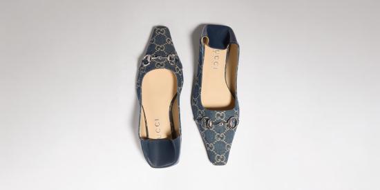 26FW 구찌 플랫 슈즈 A0034PFAF954741 Blue - GUCCI