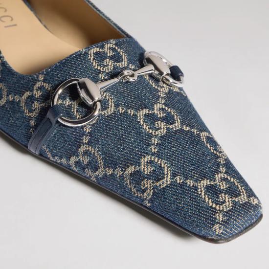 26FW 구찌 플랫 슈즈 A0034PFAF954741 Blue - GUCCI