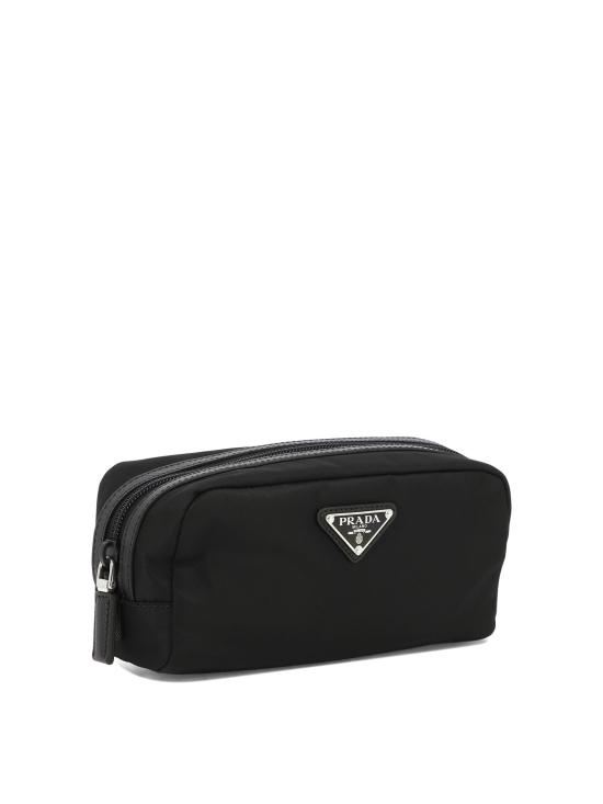 26FW 프라다 리나일론 앤 사피아노 네세서리 2NA0452DMHF0002 Black - PRADA