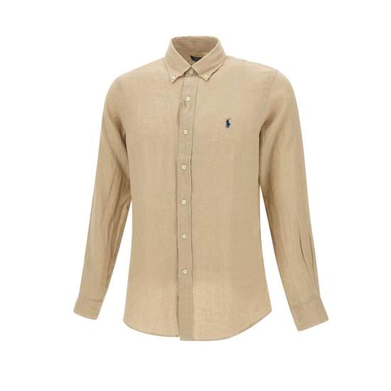 26SS 폴로 랄프로렌 셔츠 710966294 001 BEIGE - POLO RALPH LAUREN