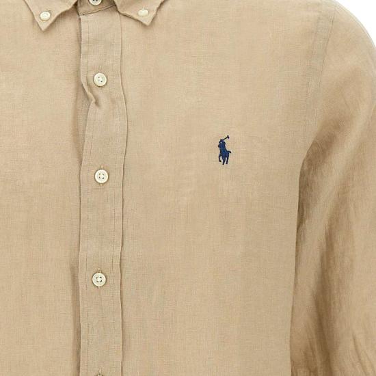 26SS 폴로 랄프로렌 셔츠 710966294 001 BEIGE - POLO RALPH LAUREN