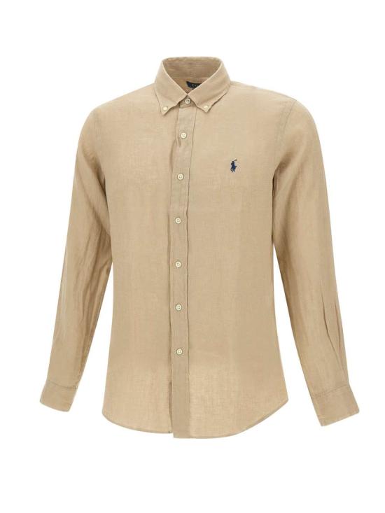 26SS 폴로 랄프로렌 셔츠 710966294 001 BEIGE - POLO RALPH LAUREN