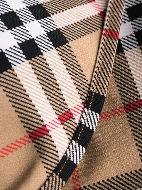 26FW 버버리 빈티지 체크 스트레치 나일론 트라이앵클 비키니 8009008 A5145 Beige - BURBERRY