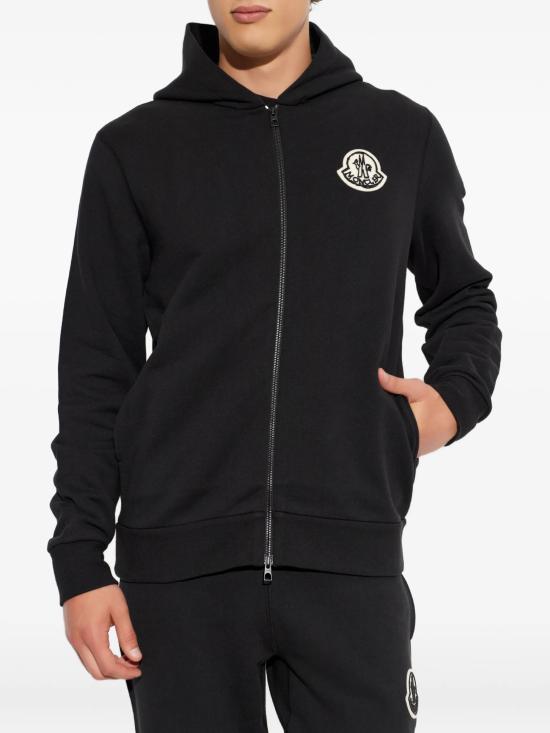 26FW 몽클레어 후드 티셔츠 L20918G00027899V4 999 Nero - MONCLER