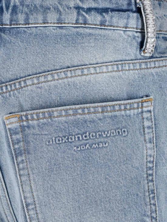 26SS 알렉산더 왕 데님 숏팬츠 4DC1264957470C Blue - ALEXANDER WANG