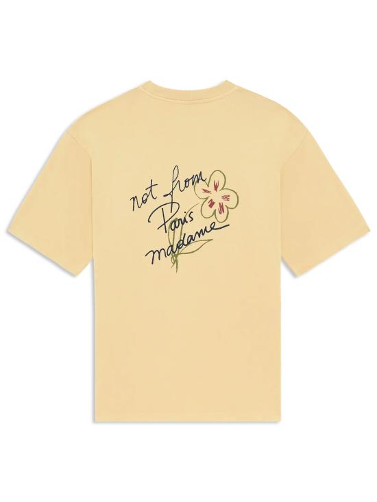 26FW 드롤드무슈 반팔 티셔츠 LTS188CO248 OC Giallo - DROLE DE MONSIEUR