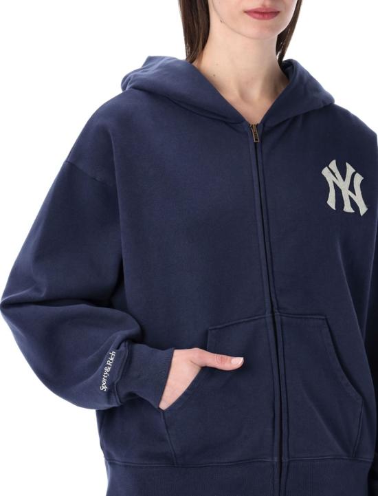 26SS 스포티앤리치 후드 티셔츠 ST088610300BL1063902 Blue - SPORTY & RICH