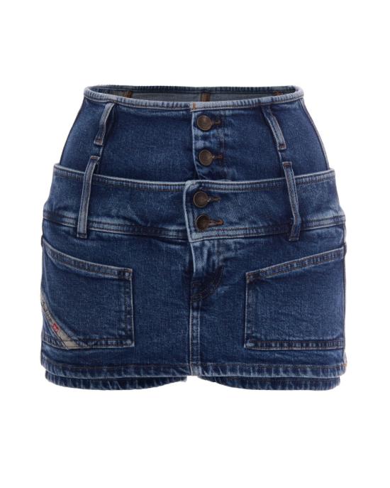 26FW 디젤 데님 숏팬츠 9465251 Blue