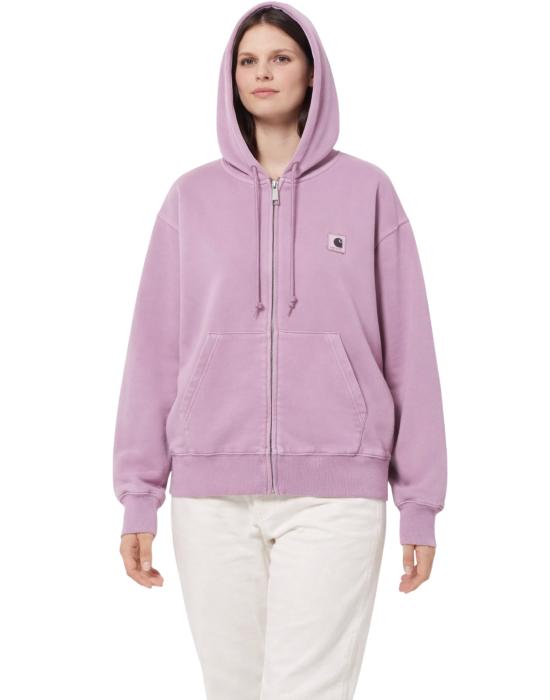 26SS 칼하트 WIP 후디드 넬슨 자켓 가먼트 다이드 I033830 3IBGD GENTLE PURPLE DOM - CARHARTT WIP