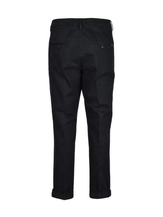 25SS 돈답 스트레이트 팬츠 블랙 슬림 테이퍼드 가우베르 - DONDUP