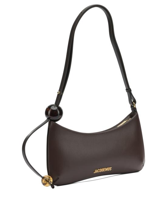 26FW 자크뮈스 비쥬 펄 숄더백 BAW00057AC01C01MEDIUM BROWN Brown - JACQUEMUS