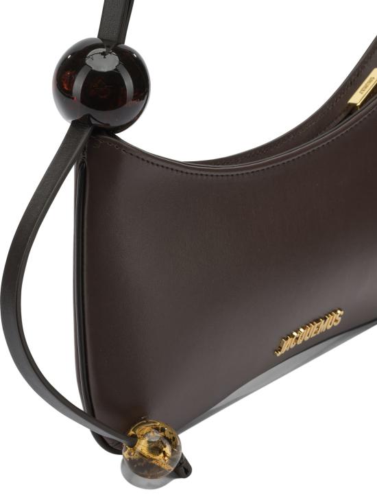 26FW 자크뮈스 비쥬 펄 숄더백 BAW00057AC01C01MEDIUM BROWN Brown - JACQUEMUS