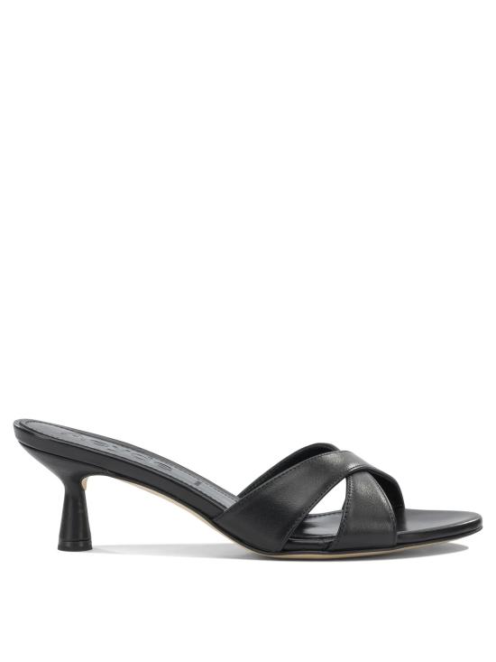 26FW 에이드 뮬/슬리퍼 VERONAPPA LEATHERBLACK Black