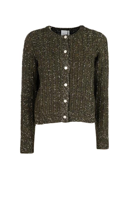 26FW 디올 스웨터 644G31A3970 6810 KHAKI