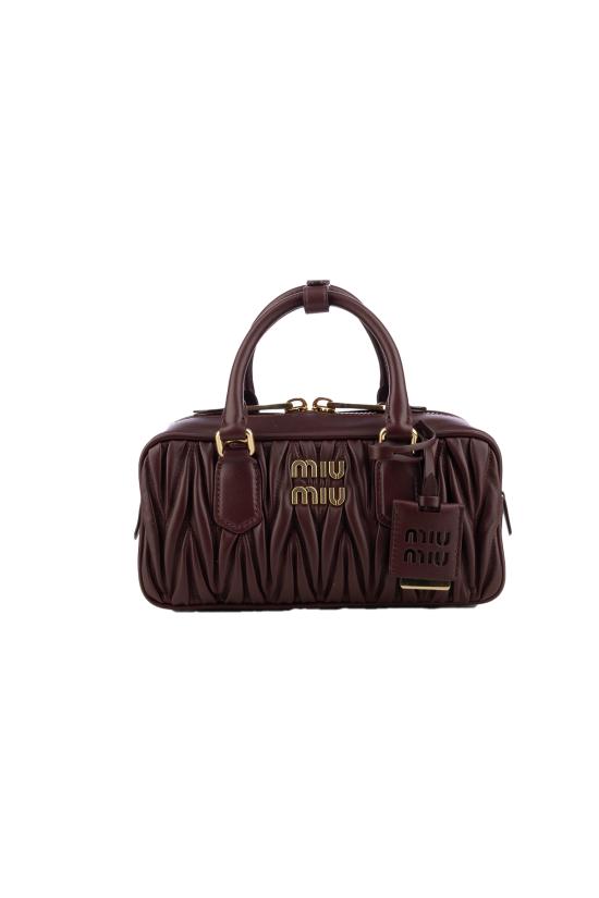26FW 미우미우 아르카디 마테라쎄 나파 레더 백 5BB142VOONAN88 F0007 BORDEAUX