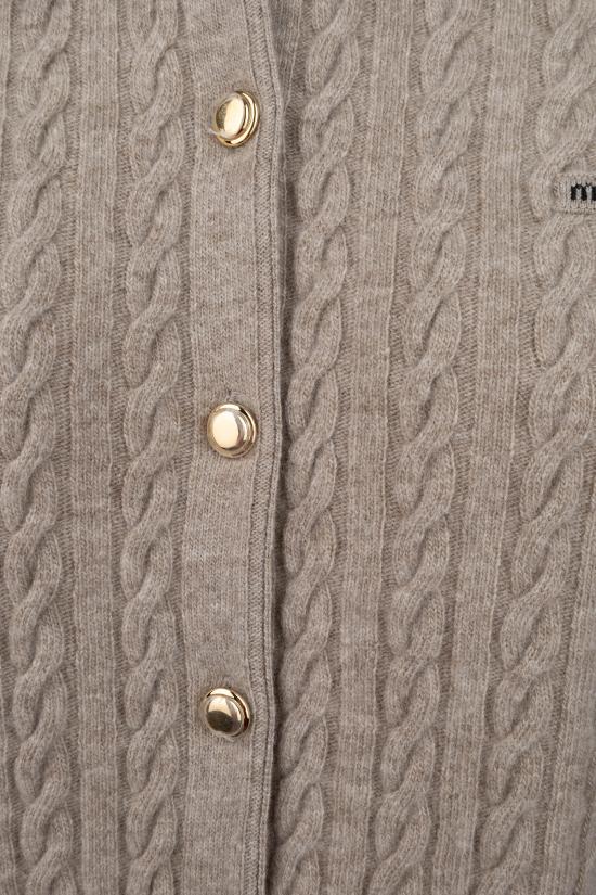 26FW 미우미우 스웨터 MMF04C6342 F0036 Sabbia - MIU MIU