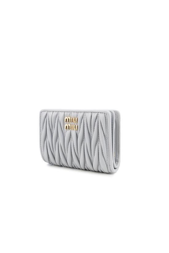 26FW 미우미우 지갑 5ML075AFPP F0164 Perla - MIU MIU