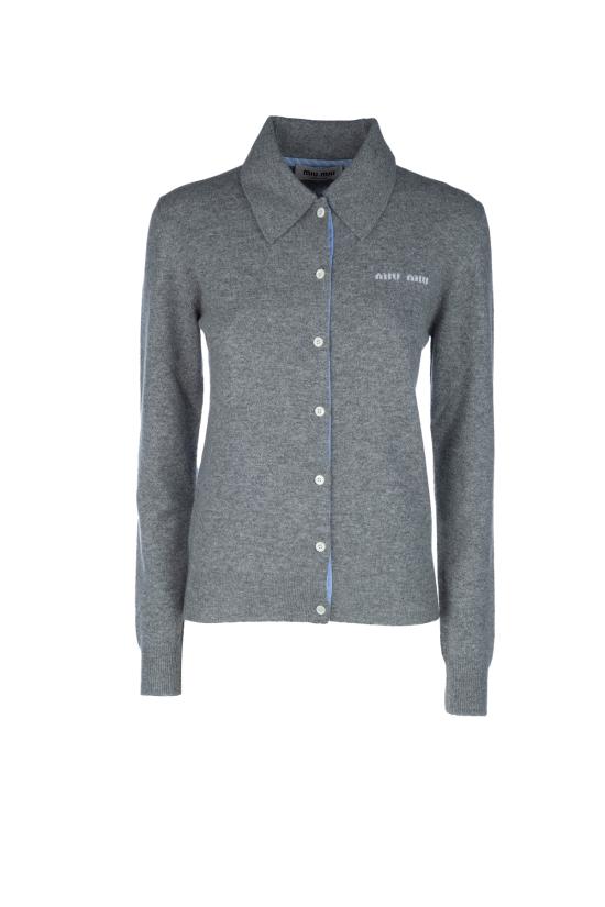 26FW 미우미우 스웨터 MMF93415Z1 F0031 Grigio